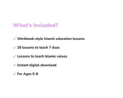 Daily Duas Play & Learn Digital Companion